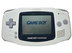 Nintendo Game Boy Advance Gaming Console – White GBA Model AGB-001 No Batt Door