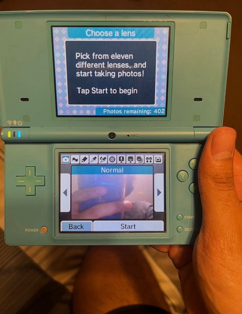 Nintendo DSi Light Blue Handheld Console Game System