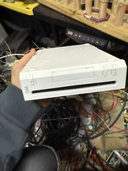 Wii Console Nintendo No Cables Unknown Condition Was In Garage Estate Sale