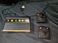 Atari Flashback + 2 Wireless Sticks – No AC Adapter – Untested