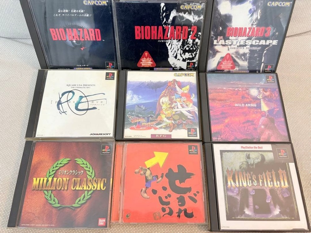[Operation confirmed] 9 PS software sold in bulk Resident Evil Breath of Fire