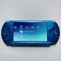 Sony PlayStation Portable PSP-3000 Vibrant Blue Console Japan Working Tested #14