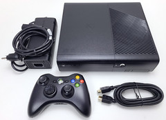 Microsoft XBox 360 E System BLACK Video Game Console 250GB Wireless Bundle 360E