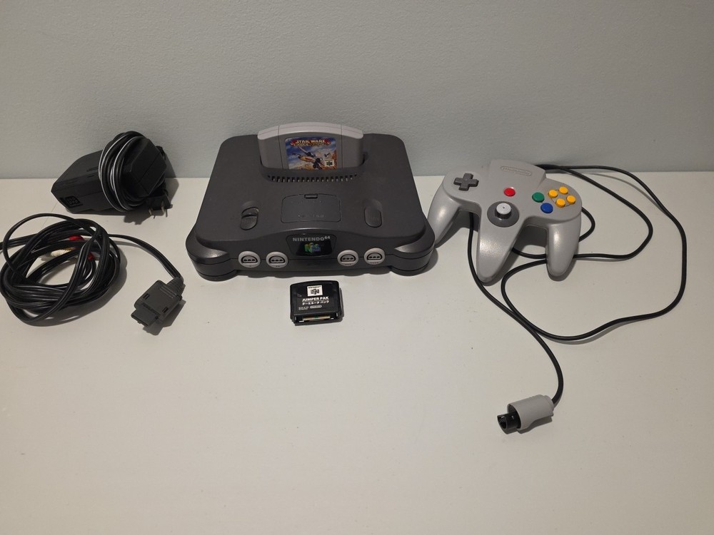 Nintendo 64 Console tested! NUS-001 USA Controller And Game Jumper Pack