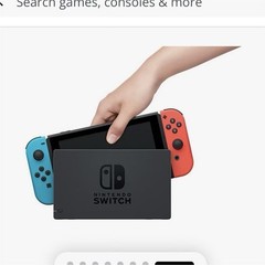 Nintendo Switch Console Black Neon Red/Blue Joy-Con Wi-Fi HDMI USB-C