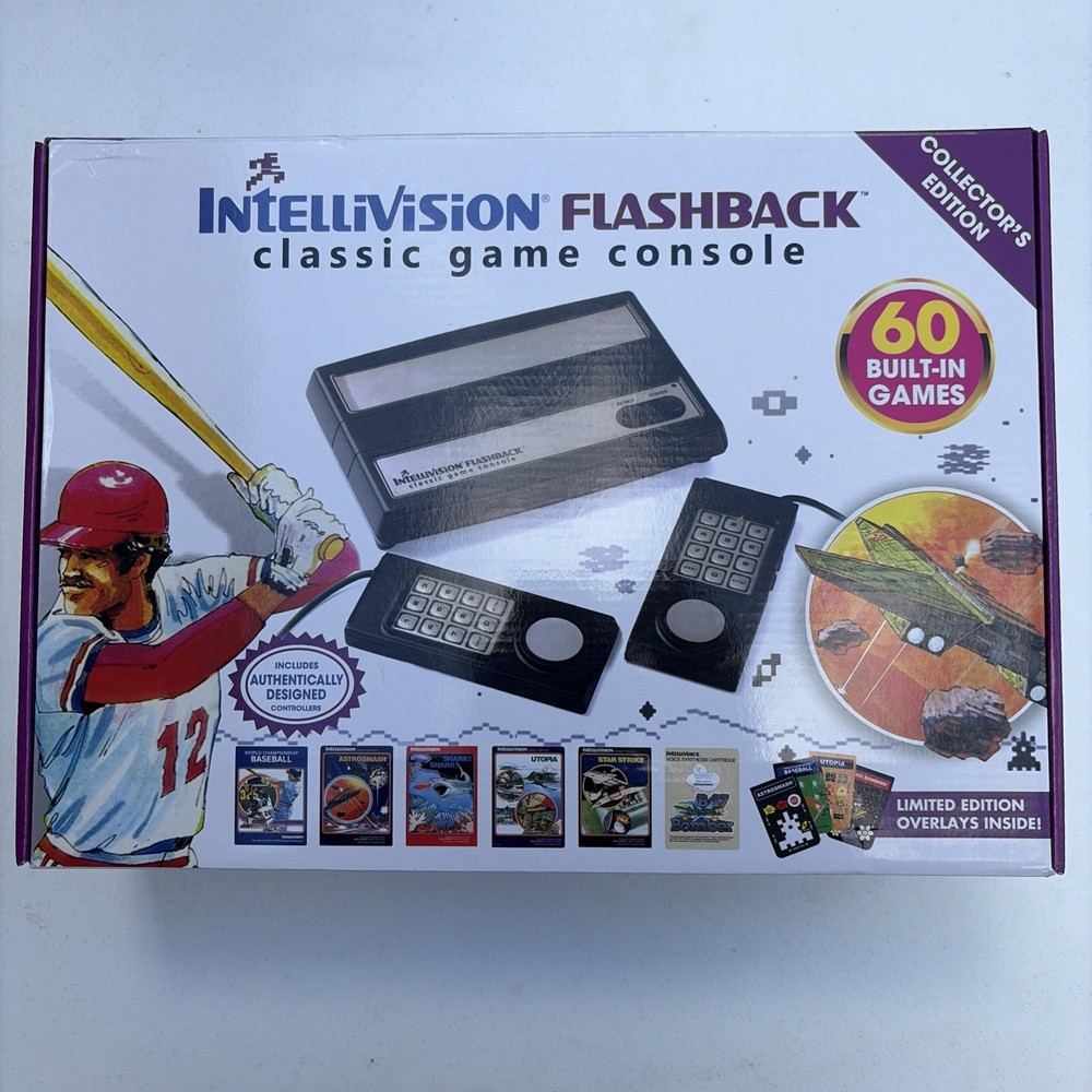 INTELLIVISION Flashback Classic Mini Game Console And Tandyvision Open Box