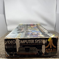 Atari 2600 Heavy Sixer Console In Box Chess Piece Box Tested Works Bundle