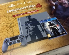 PS4 CONSOLE 1TB LIMITED EDITION UNCHARTED 4 BLUE LIMITED NEW FACTORY SEALED 2019