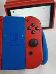 Nintendo Switch Console Mario Red Blue Edition 32GB + 128gb + Final Fantasy Twin