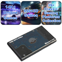 Portable Retro Game Emulator Console Batocera V40 500GB Plug & Play Game System