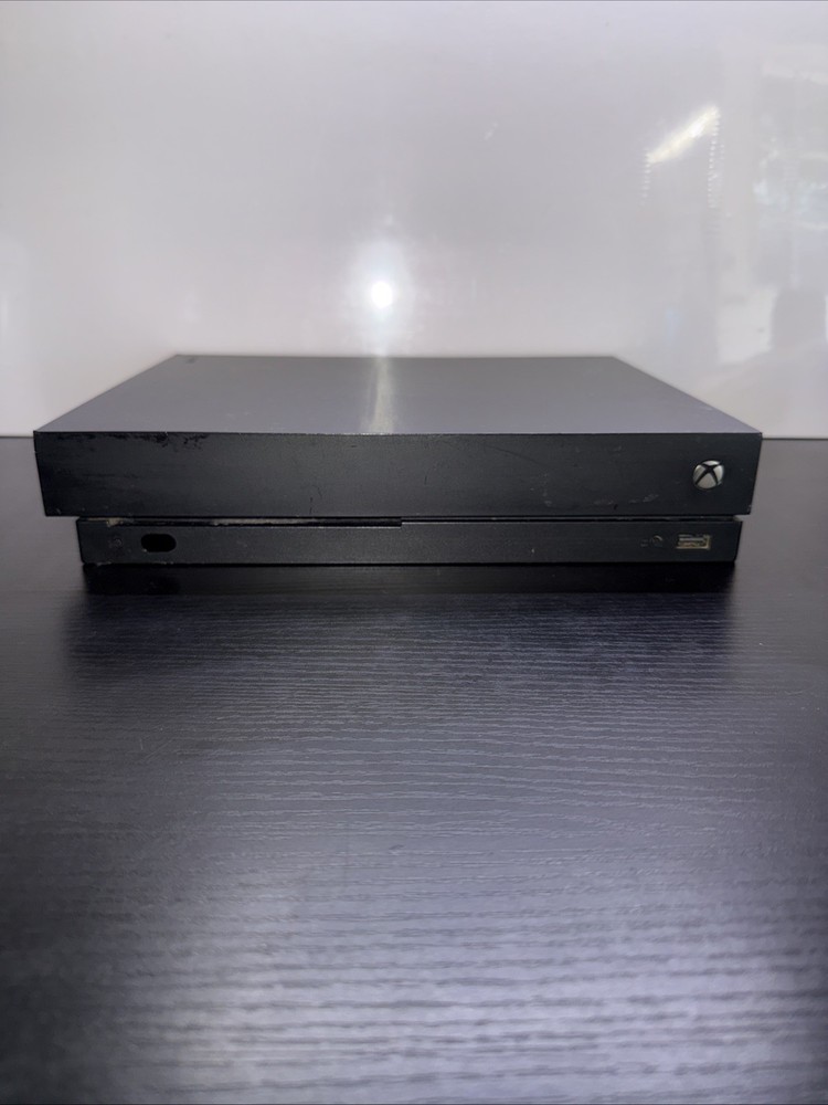 •Cosmetically Flawed/Read First•Microsoft Xbox One X 1TB Console – Black