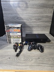 Sony PlayStation 2 PS2 Fat Console 15 Game Bundle W Controller [Tested&Working]