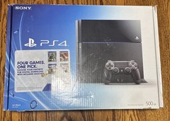 Sony PlayStation 4 PS4 Original Black Console Complete In Box CIB Tested-working