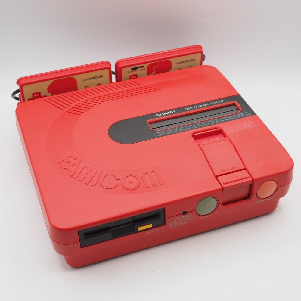 Sharp Twin Famicom Console Nintendo AN-505BK / 500R / 500B Belt replaced Tetsed