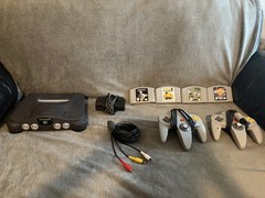 Nintendo 64 Console Bundle w/Controllers & games
