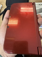 New Nintendo 3DS XL Red Console with 5 games – Tested With Charger & Stylus