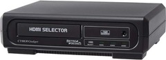 CYBER Retro Design HDMI Selector 2 3in1 Black