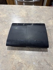 Sony PlayStation 3 PS3 Super Slim Black Console CECH-4001B Untested
