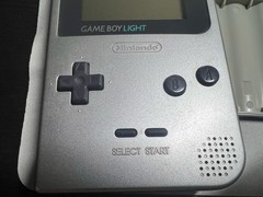 Nintendo Game Boy Light Silver Console MGB-101 Working