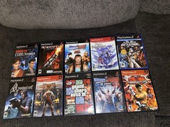 Ps2 Console 3 Controllers 10 Games Tested In Working Condition