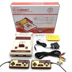 8-bit TV game console FC nostalgic red and white console with 500 built-in games