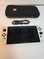 Nintendo Switch OLED Model Handheld Gaming Console White Black USB-C