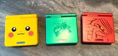 NEW Nintendo Game Boy Advance GBA SP Custom Pikachu Yellow System AGS 001