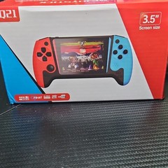 Q21 Handheld Game Console 3.5″ HD Screen Red Blue Black USB Large-Screen