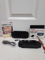 Sony PSP-3001 Piano Black PSP Slim Handheld Console New Battery/Charger Tested
