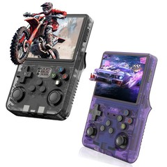 R36S Retro Handheld Video Game Console Linux System 3.5 Inch IPS Screen 128GB