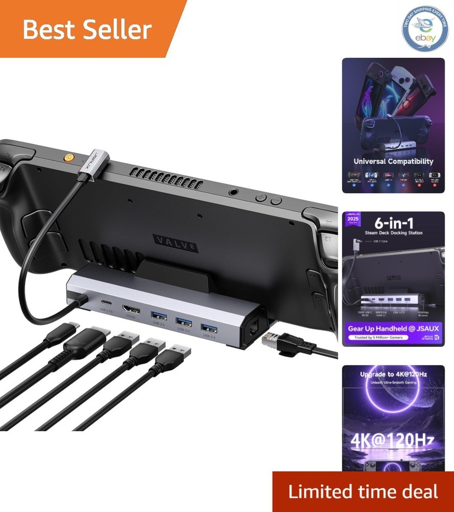 Transform Your Setup: 100W 4K Docking Station with HDMI 2.1 and Gigabit Ethernet
