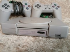 Sony PlayStation Classic Mini Gray Console Tested Works 2 Controllers