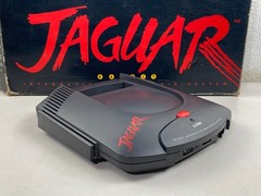 Atari Jaguar System Console Game Cybermorph Adapter Controller RF Boxed NTSC