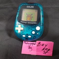 Pocket Pikachu 2 Color LCD Virtual Pet Pedometer Game Clear Blue MPG-002 Japan