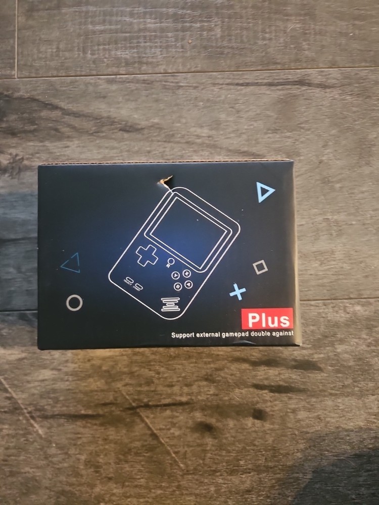 Game Box Plus Handheld Console – Retro Gaming System w/ Preloaded Games NIB