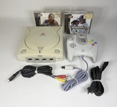 SEGA Dreamcast Home Console Bundle with Controller, 6 Games & Cables – TESTED