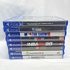 Sony PlayStation 4 500GB Console Bundle Black CUH-1215A 8 Games Controller PS4