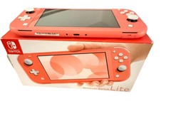 Nintendo Switch Lite Handheld System HDH-001 – Coral W/ Game Case & Charger
