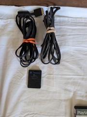PS2 SCPH-30001 Console Controller Memory Card 15 Games TESTED