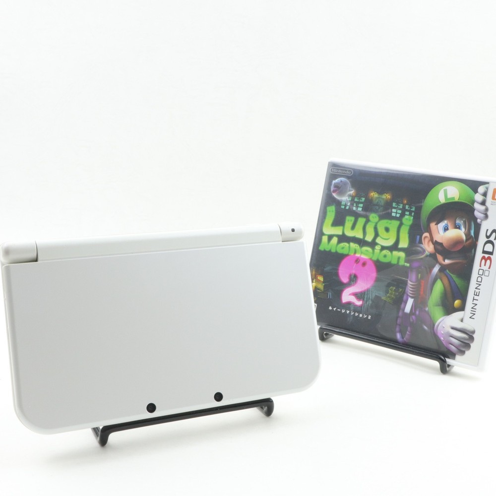 New Nintendo 3DS XL LL Console Top IPS LCD Pearl White Excellent / Region Free