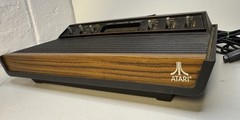 Atari 2600 Console Bundle with Controllers Cables and 12 Games TESTED