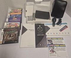 VTG Nintendo DSi Modle# TW4007700. Matte Black. 5 Games W/ Manuals + Inserts….