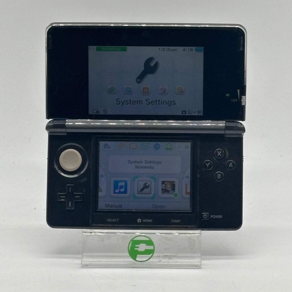 Nintendo 3DS Handheld Game Console CTR-001 Cosmo Black