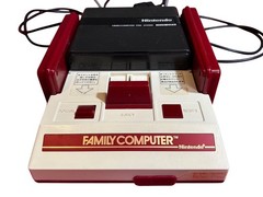 Nintendo Famicon Console & RAM Adapter + Controllers & Cables