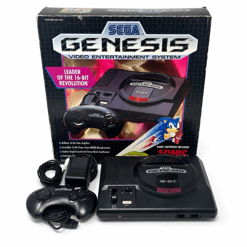 Sega Genesis Model 1 Console Bundle With Original Box