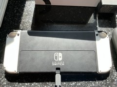 Nintendo Switch White Console with Base Accessories Excellent