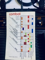 ATARI 2600 CX-2600A CONSOLE/2 JOYSTICKS + SET OF PADDLES TESTED & COMBAT 6/5 EXC