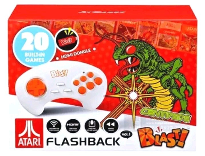 AtGames Atari Flashback Blast! 20 Built-In Retro Games Wireless HDMI Connection