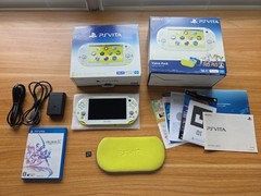 Sony PlayStation Vita Slim PS VITA Pch-2000 Lime Green Value Pack CIB US SELLER