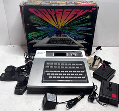 Vintage Magnavox Odyssey 2 Console Complete Boxed Bundle Model 7600 Untested